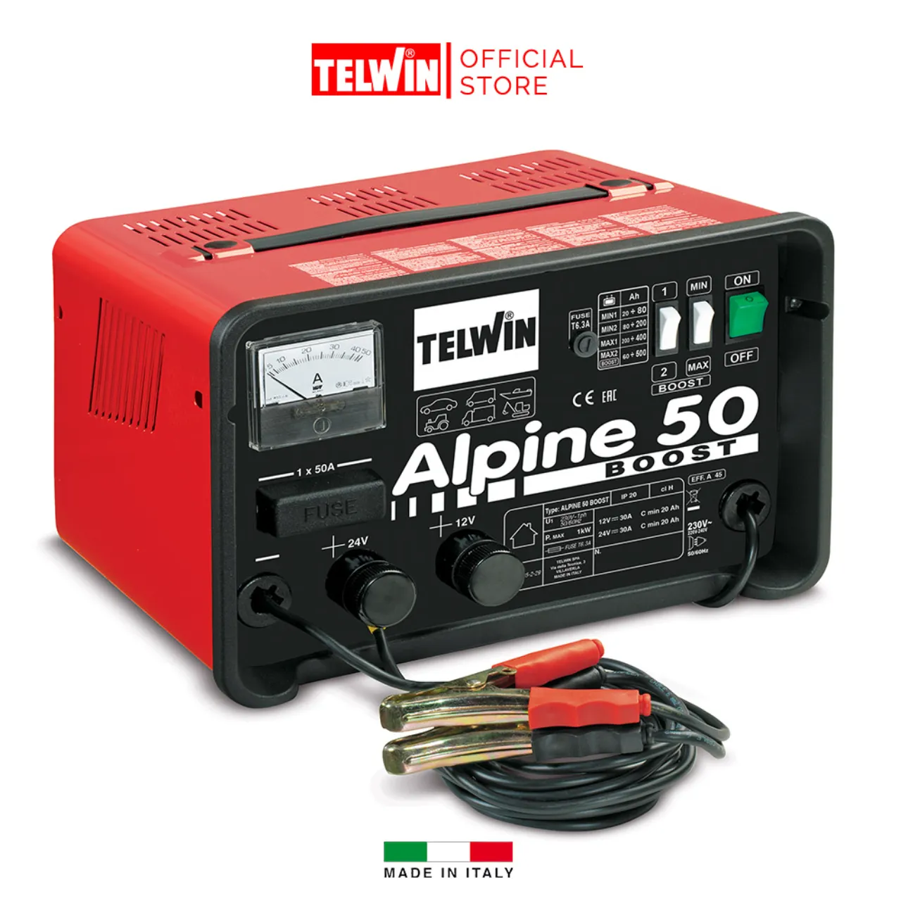 Bộ sạc bình ắc quy Telwin ALPINE 50 BOOST